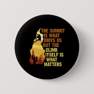 Climbing Bouldering Climber Mountain Climber Rock 6 Cm Round Badge