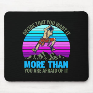 Climbing Bouldering Climber Mountain Climber Rock Mouse Mat
