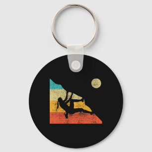 Climbing Bouldering Mountain Free Speed Girl Vinta Key Ring