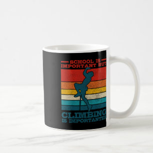 Climbing Bouldern Vintage Slogan Funny Climber Gif Coffee Mug