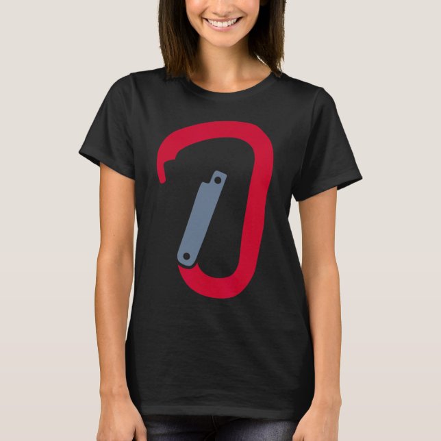 Climbing Carabiner  T-Shirt (Front)