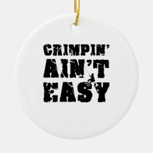 Climbing Ceramic Ornament