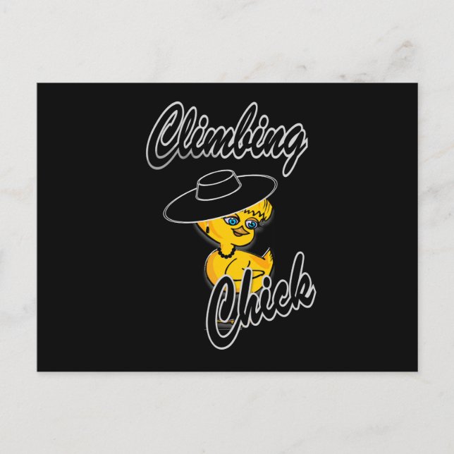 Climbing Chick #4 Postcard (Front)