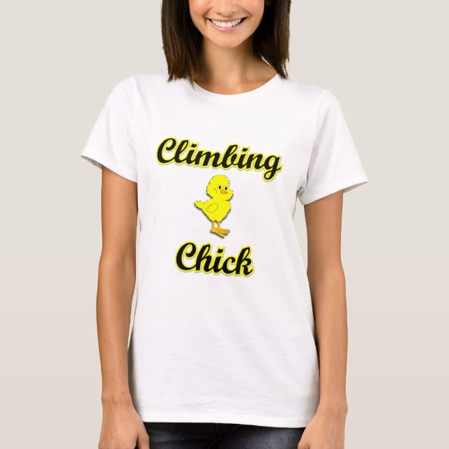Climbing Chick T-Shirt (Front)