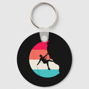 Climbing Climber Mountain Climber Rock Climbing 1  Key Ring