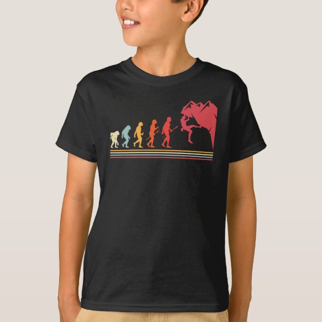 Climbing Evolution T-Shirt (Front)