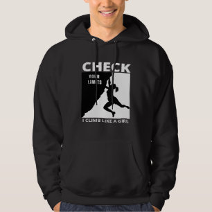 Climbing For Women Girls and Kids Who Love Climbin Hoodie