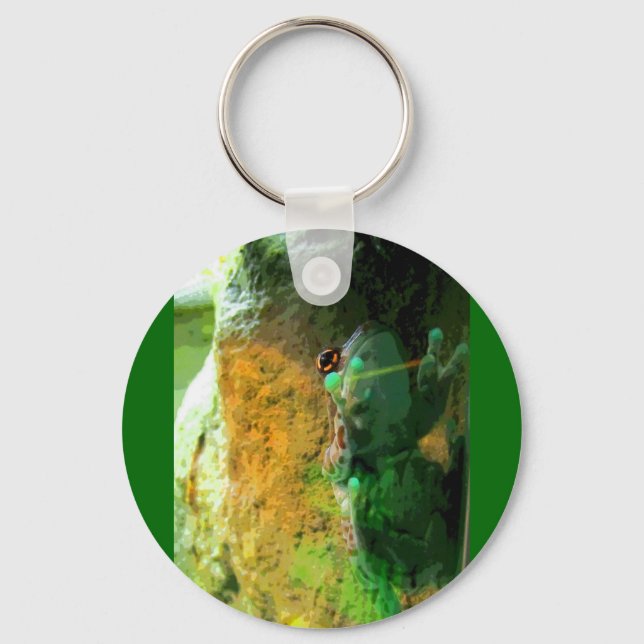 Climbing Frog CB Key Ring (Front)