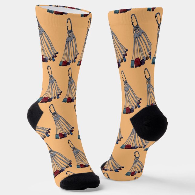Climbing gear socks (Angled)