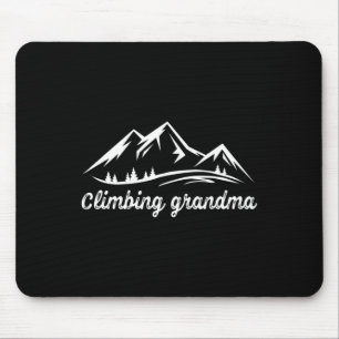 Climbing Grandma - Hiking Mouse Mat