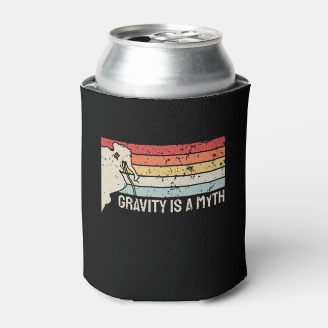Climbing - Gravity Is a Myth Can Cooler (Can Front)