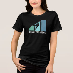 Climbing - Gravity Is a Myth Tri-Blend Shirt