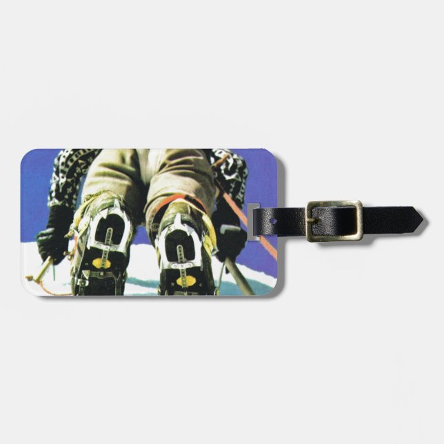 Climbing high luggage tag (Front Horizontal)