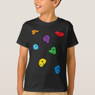Climbing Holds Wall Rock Climber Bouldering Women T-Shirt