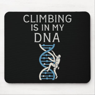 Climbing Is In My Dna Helix Graphic  Mouse Mat