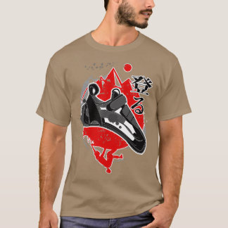 Climbing Japan Retro Art Bouldering T-Shirt
