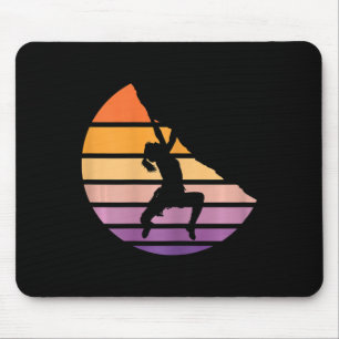 Climbing Lover Girl Rock Climbing Climb Like Girl Mouse Mat