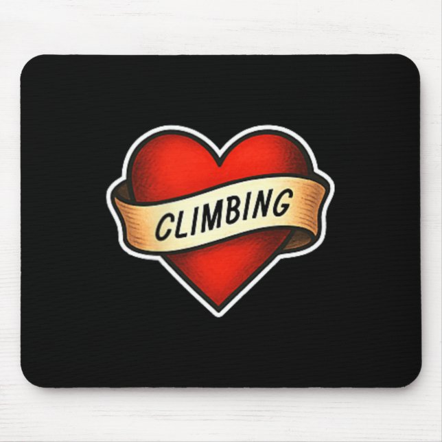 Climbing-lovers Climber  Mouse Mat (Front)