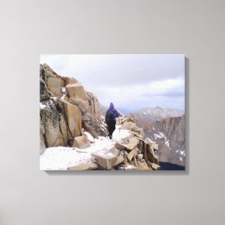 Climbing Mount Whitney Canvas Print