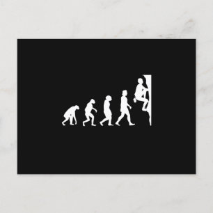 Climbing Mountain Evolution Postcard