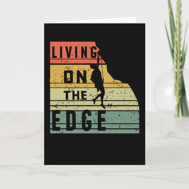 Climbing Mountaineer Bouldering Sport Card (Front)