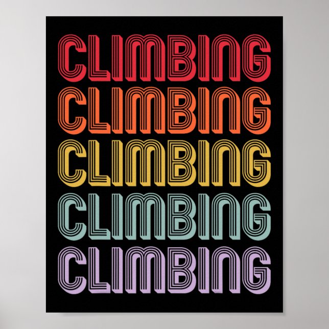 Climbing  poster (Front)