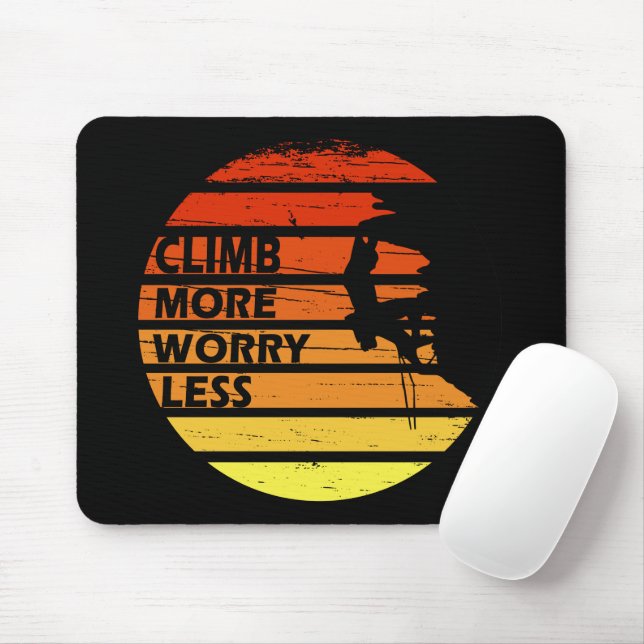 climbing quote for climber mouse mat (With Mouse)