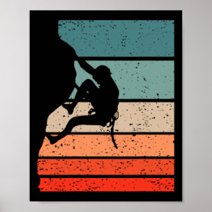 Climbing Retro Style Vintage _4  Poster