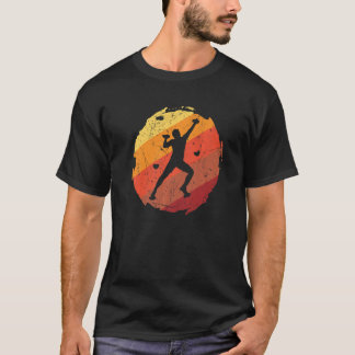 Climbing Rock Climber Retro Vintage Bouldering Pre T-Shirt