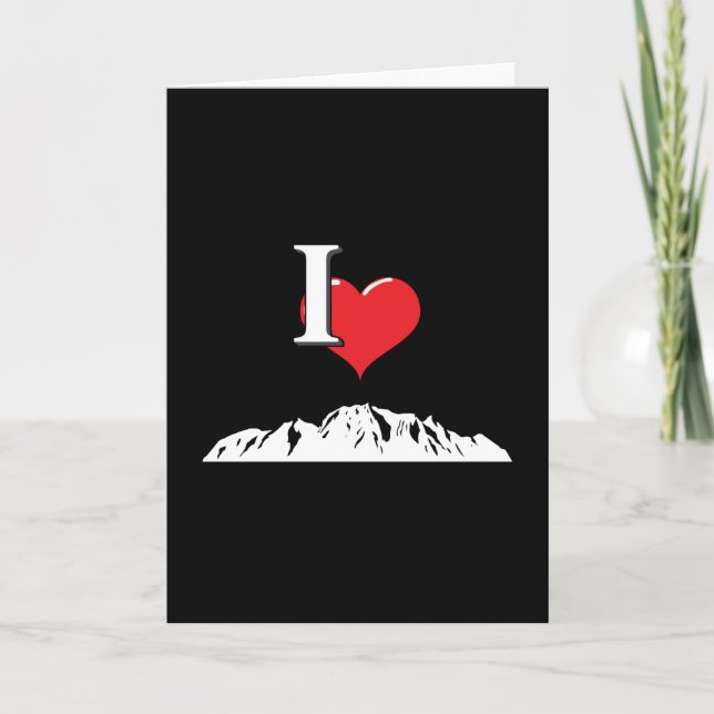 Climbing Rock Mountains Climber Climb Gift Idea Card (Front)