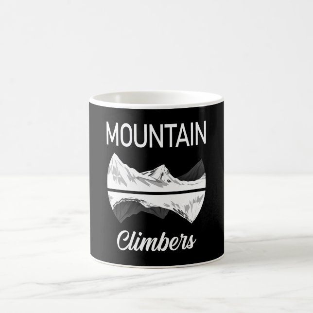 Climbing Rock Mountains Hiking Climber Gift Idea Coffee Mug (Center)