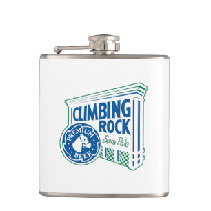 Climbing Rock (Parody) Hip Flask