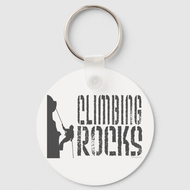 Climbing Rocks Key Ring (Front)