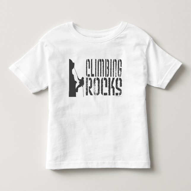 Climbing Rocks Toddler T-Shirt (Front)
