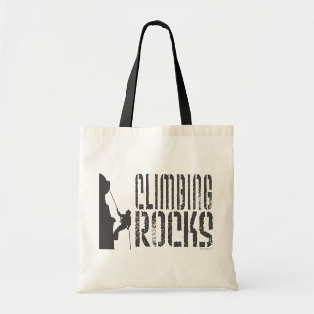 Climbing Rocks Tote Bag (Front)