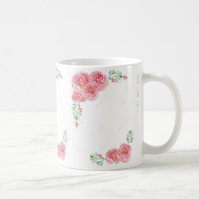 Climbing roses mug (Right)