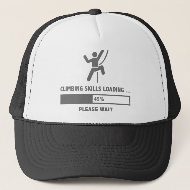 Climbing Skills Loading Trucker Hat (Front)