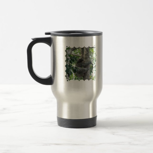 Climbing Sloth  Travel Mug (Left)