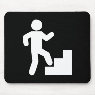 Climbing Stairs Tribute Workout  Mouse Mat