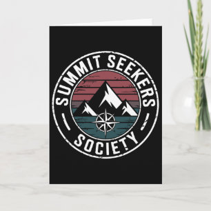 Climbing Summit Seeker Society Mountaineer  Card
