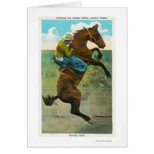 Climbing the Golden Stairs at the Annual Rodeo