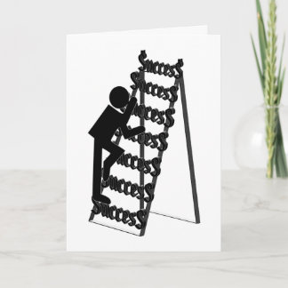 Climbing the Ladder of Success Card