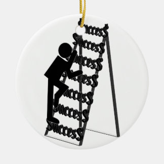 Climbing the Ladder of Success Ceramic Tree Decoration