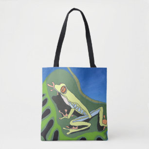 Climbing Tree Frog    Tote Bag