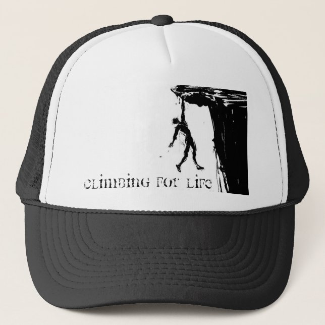 Climbing will be Life Trucker Hat (Front)