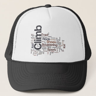Climbing Words Trucker Hat