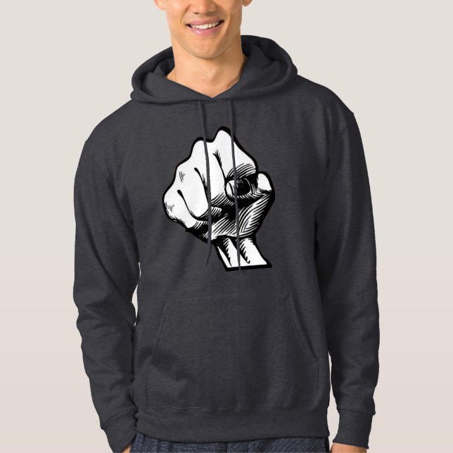 Clinched Fist Hoodie (Front)