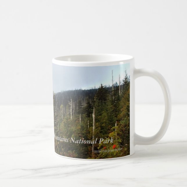 Clingmans Dome, Great Smoky Mountains Souvenir Mug (Right)