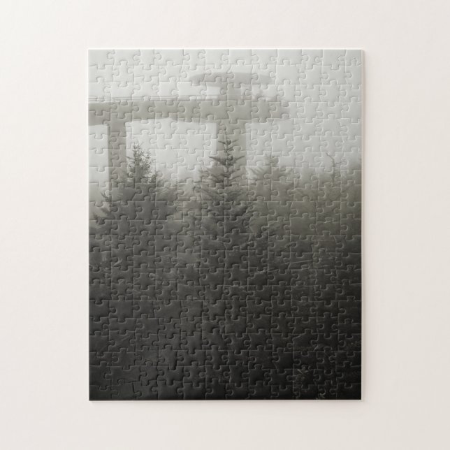 Clingmans Dome in the Fog - GSMNP - 11x14 Jigsaw Puzzle (Vertical)