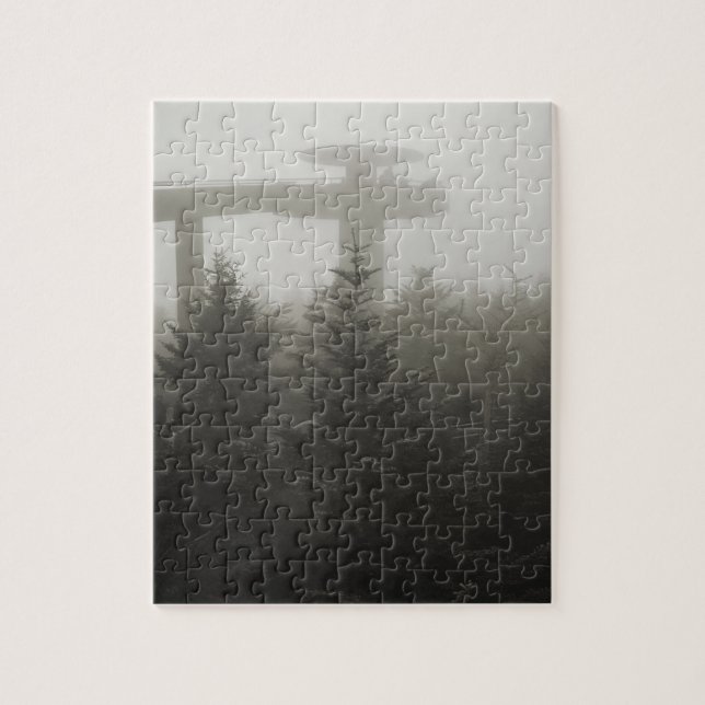 Clingmans Dome in the Fog - GSMNP - 8x10 Jigsaw Puzzle (Vertical)